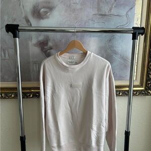 Abercrombie & Fitch Men's Light Pink Crewneck Sweater